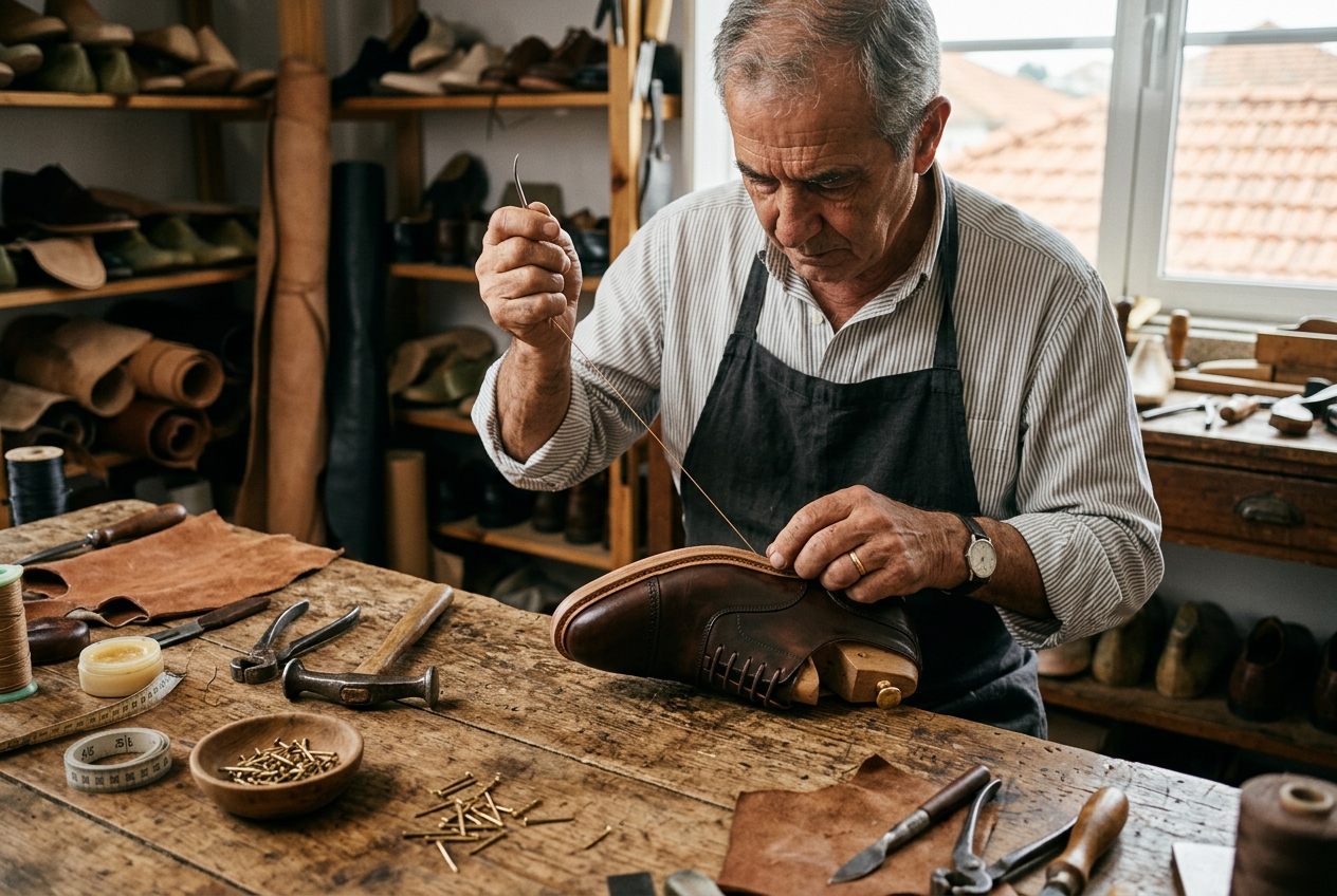 Master Cobbler in Felgueiras Portugal