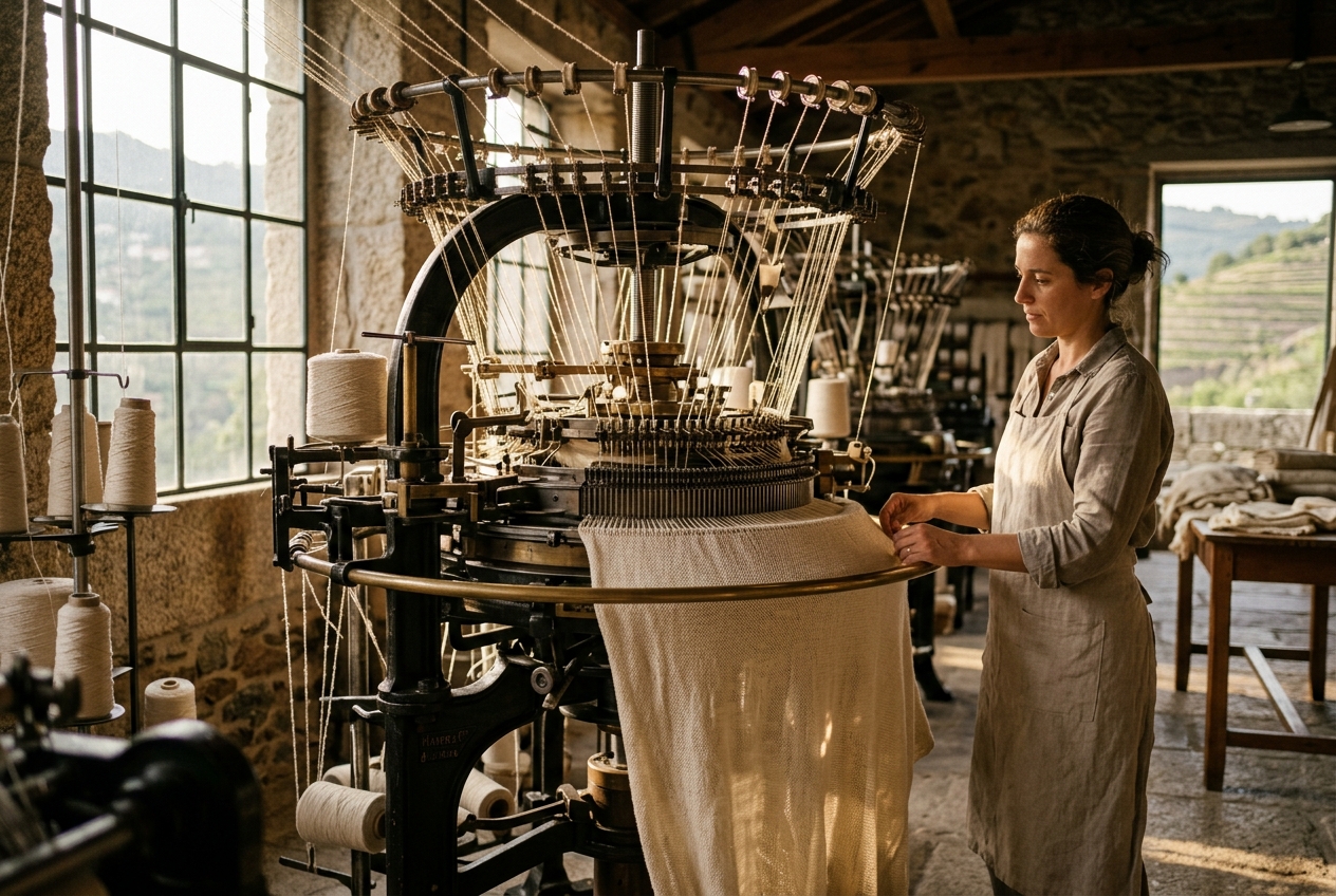 Circular Knitting Loom in Guimarães, Portugal